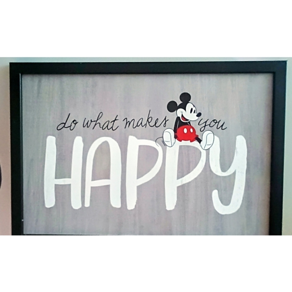 Disney Mickey Mouse Wall Art - Black, Red, and White